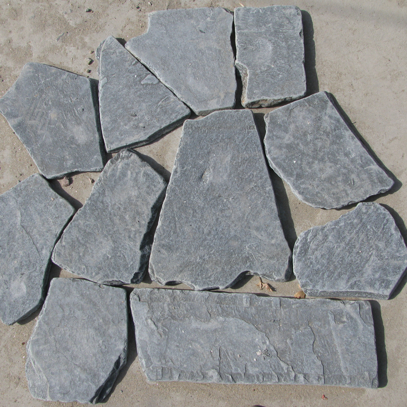 Flagstone black slate flooring tile